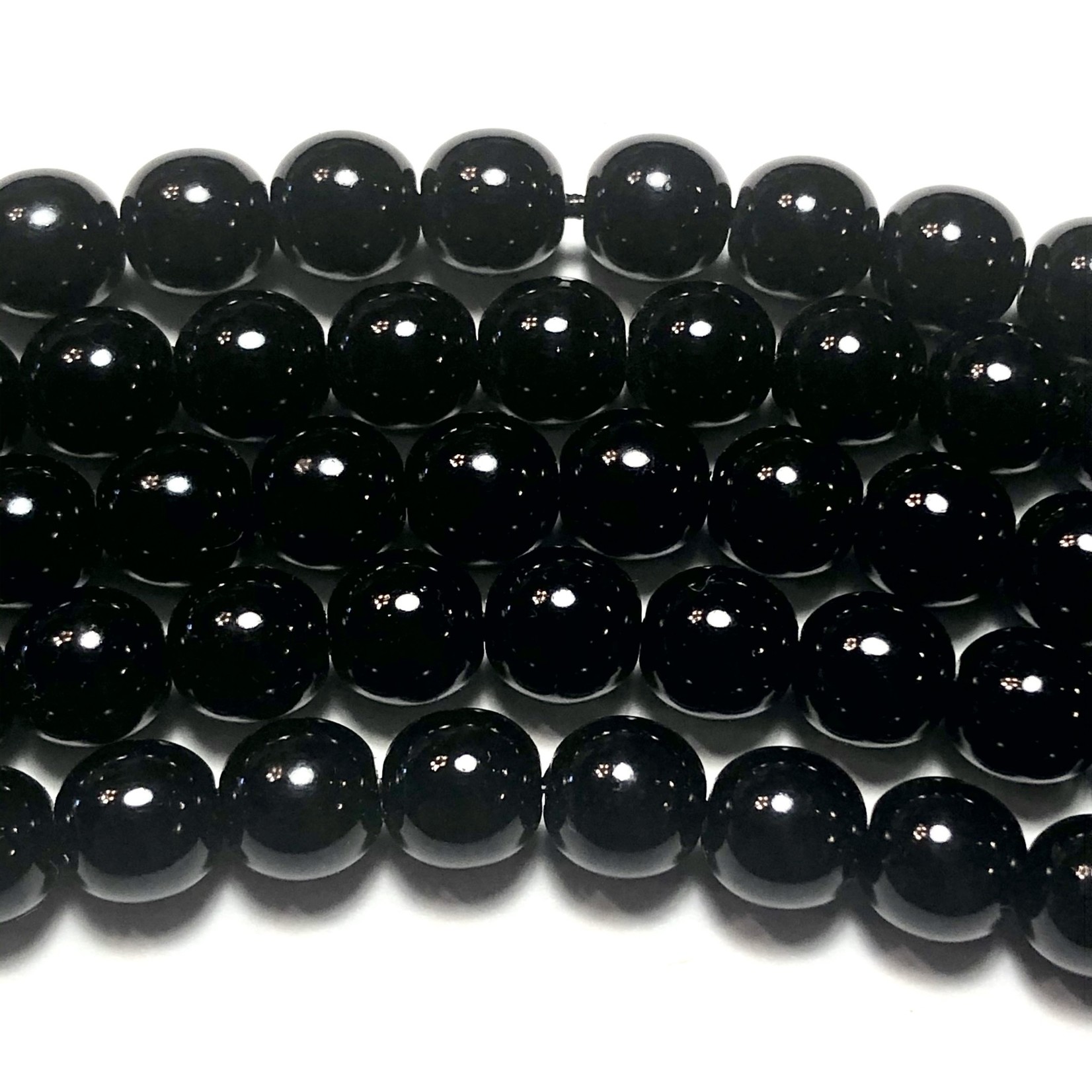 PRECIOSA Crystal Pearls 8mm Black 75/Str