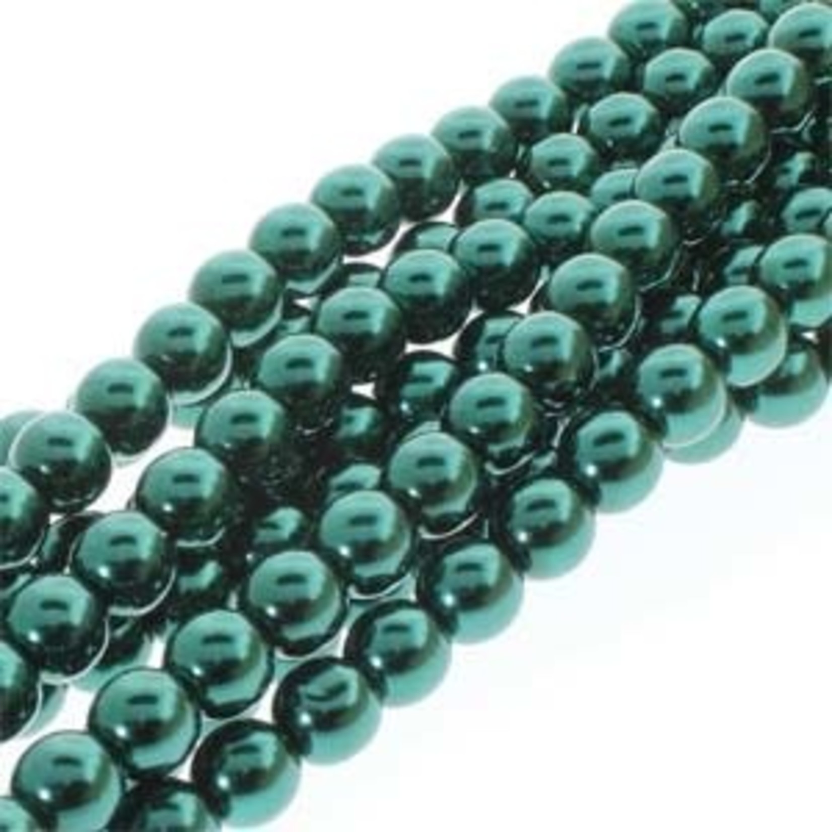 PRECIOSA Crystal Pearls 6mm Deep Emerald 75/Str