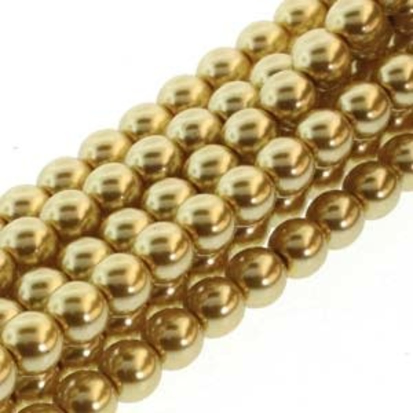 PRECIOSA Crystal Pearls 6mm Gold 75/Str