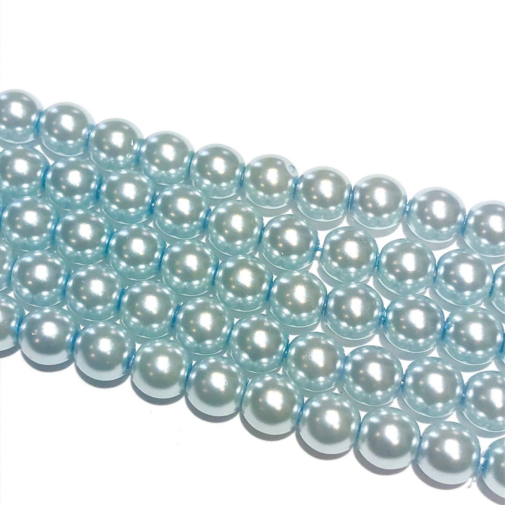 PRECIOSA Crystal Pearls 6mm Light Sapphire 75/Str