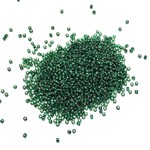 TOHO Round 15-0 Silver Lined Green Emerald 10g