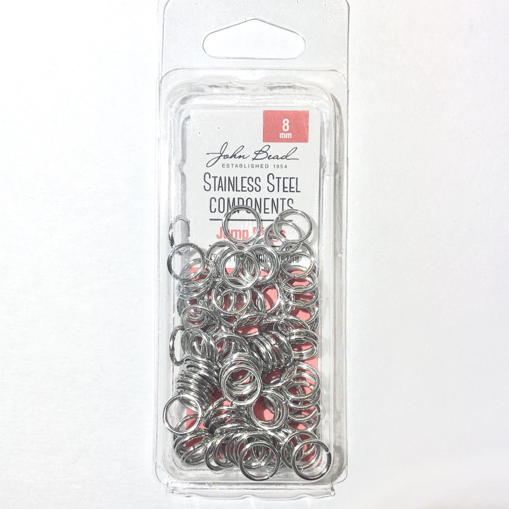 Stainless Steel Jump Rings 8mm 100pcs