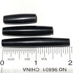 Black Buffalo HORN Hairpipe Beads 1.5" 25pcs