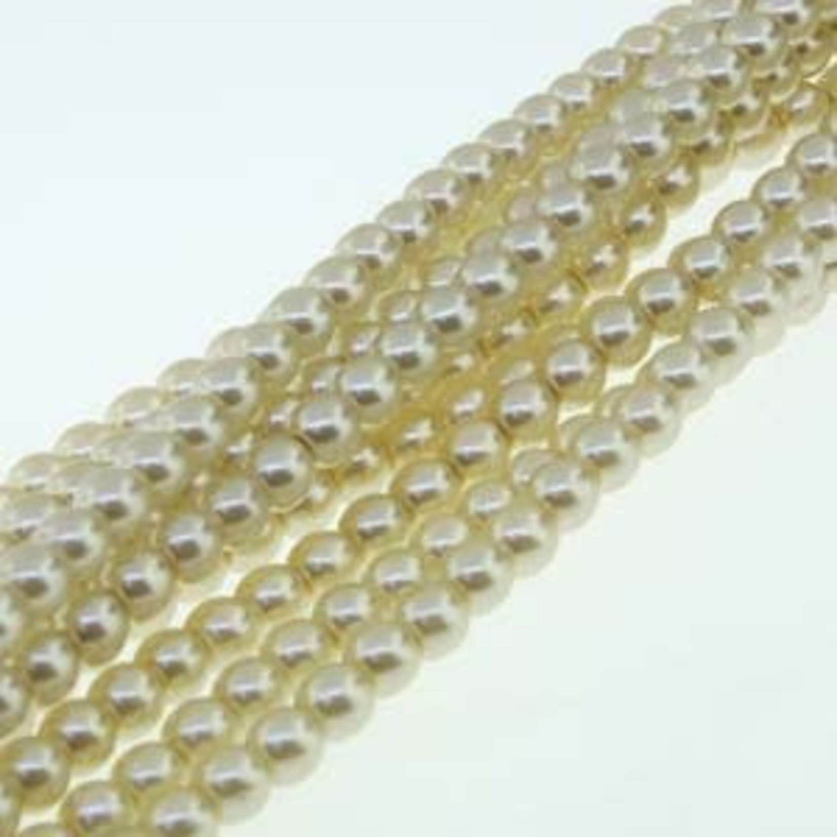 PRECIOSA Crystal Pearls 4mm Antique Cream 120pcs