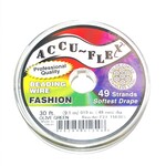 ACCU FLEX Bead Wire 49 Str .019in, 30 Ft Olive Green