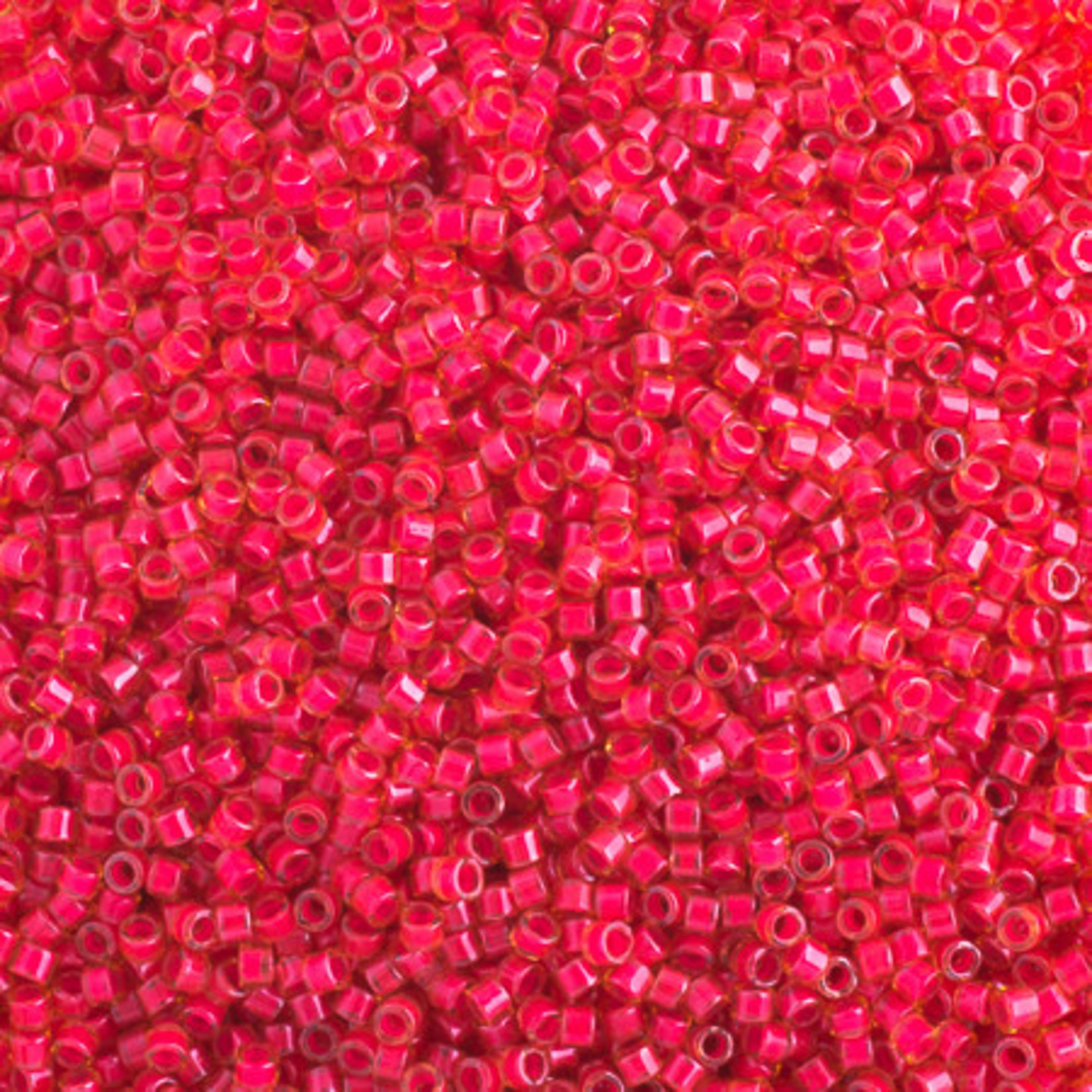 MIYUKI Delica 11-0 Luminous Poppy Red Neon 10g