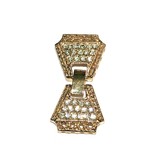 CZ Gold 38x20mm Fold Over CLASP