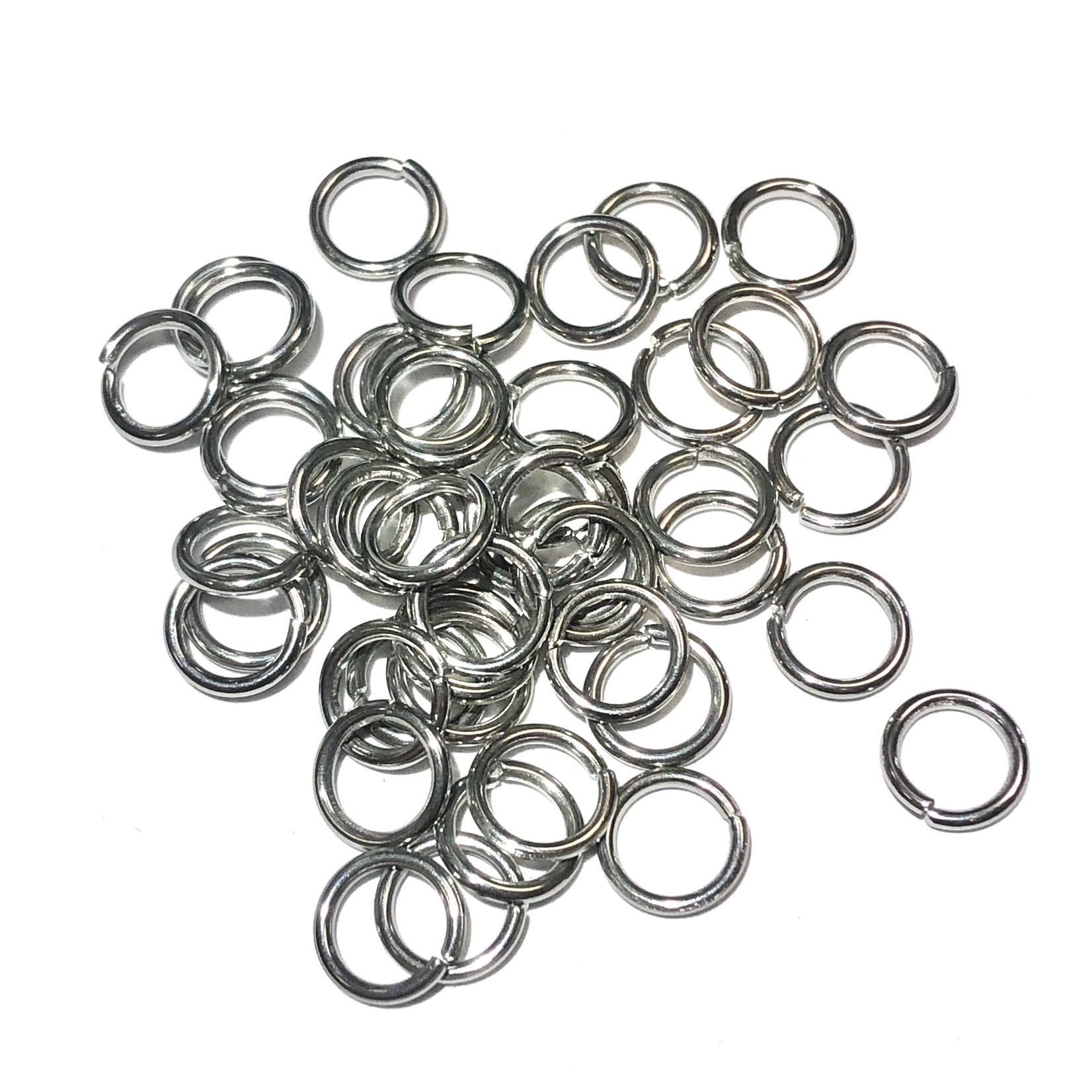 Stainless Steel 18Ga SWG Jump Rings 7x1mm 100pcs