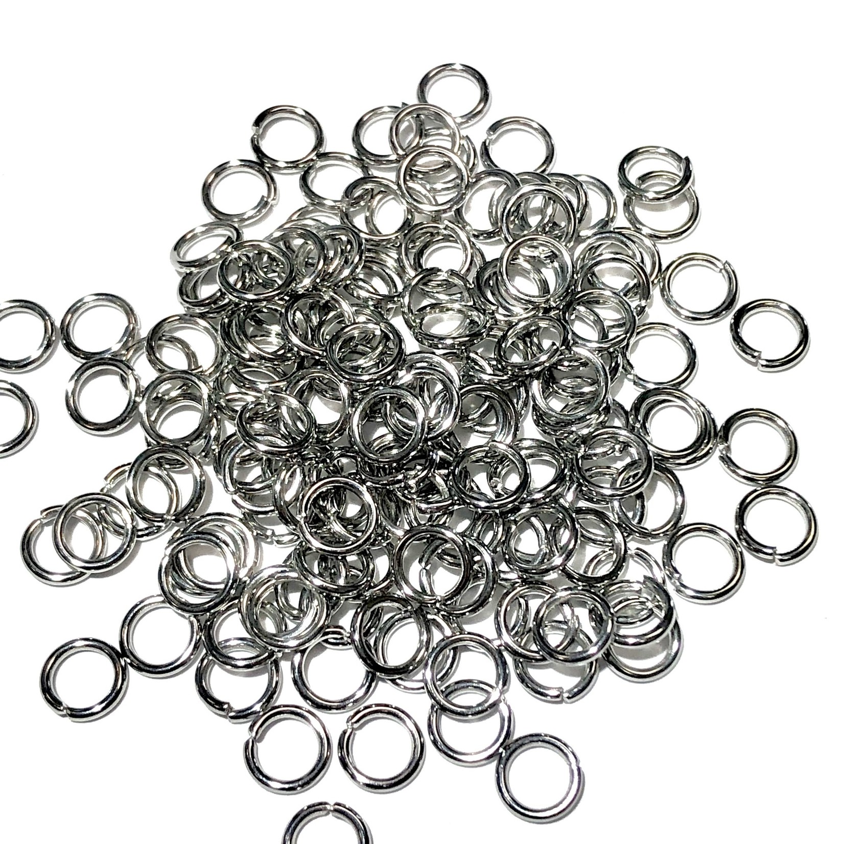 Stainless Steel 18Ga SWG Jump Rings 6x1mm 100pcs