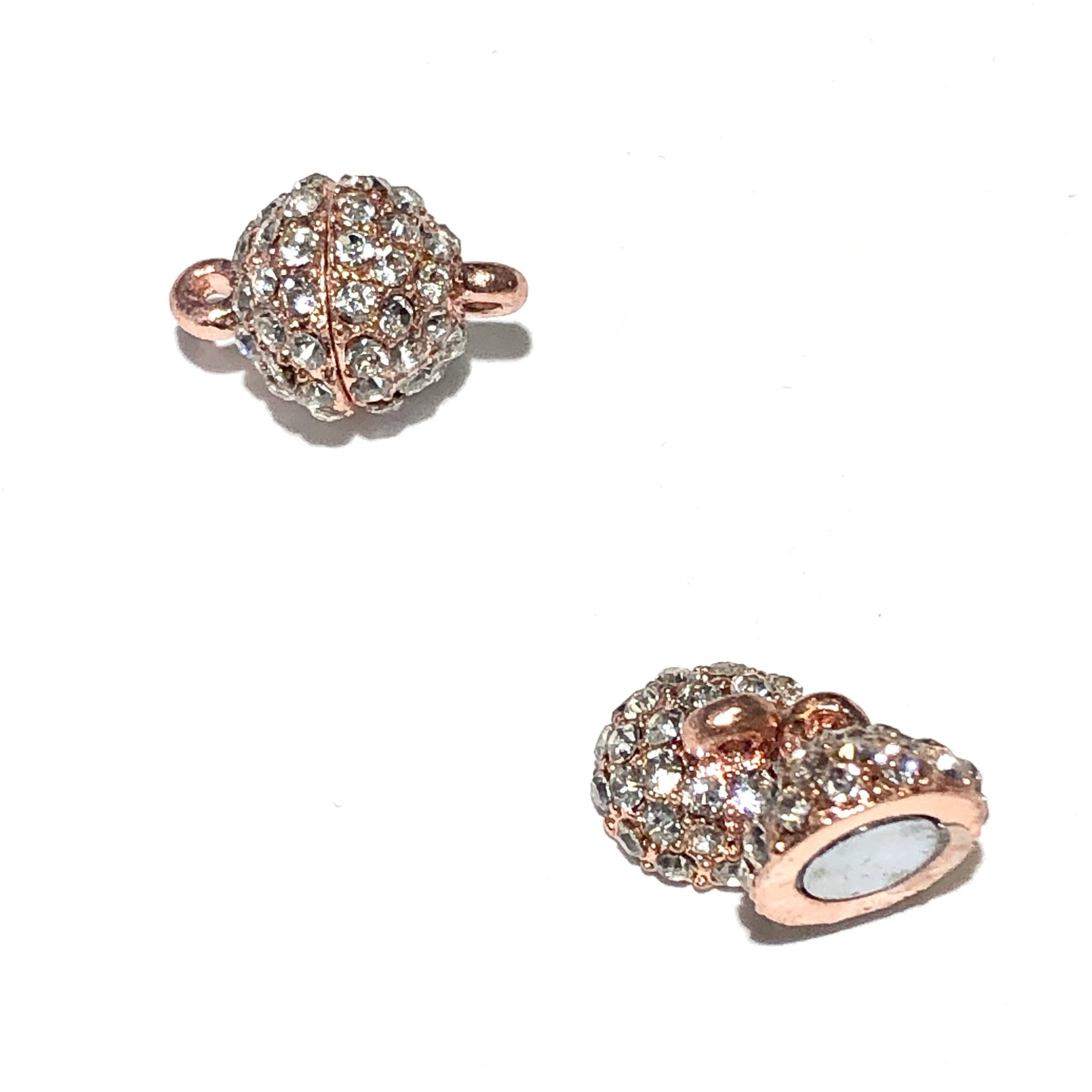 RS Magnetic Clasp Rose Gold 16x10mm 2pcs