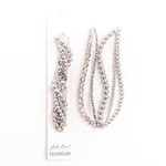 Crystal Lane Twisted Bead Strands Silver Brunia