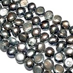 FRESH WATER Pearl Dyed Grey/Peacock 8-11mm