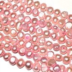 FRESH WATER PEARL Nuggets Candy Pink 6-7mm