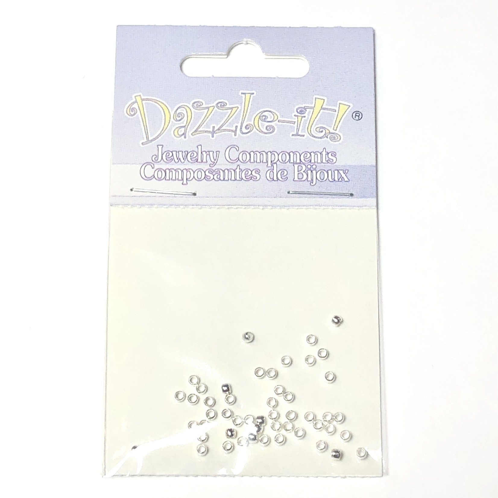 Crimp Bead 2mm Smooth Silver LF/NF 50pcs