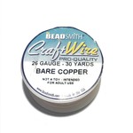 Bare Copper Wire - 26 Gauge Round 30 Yards