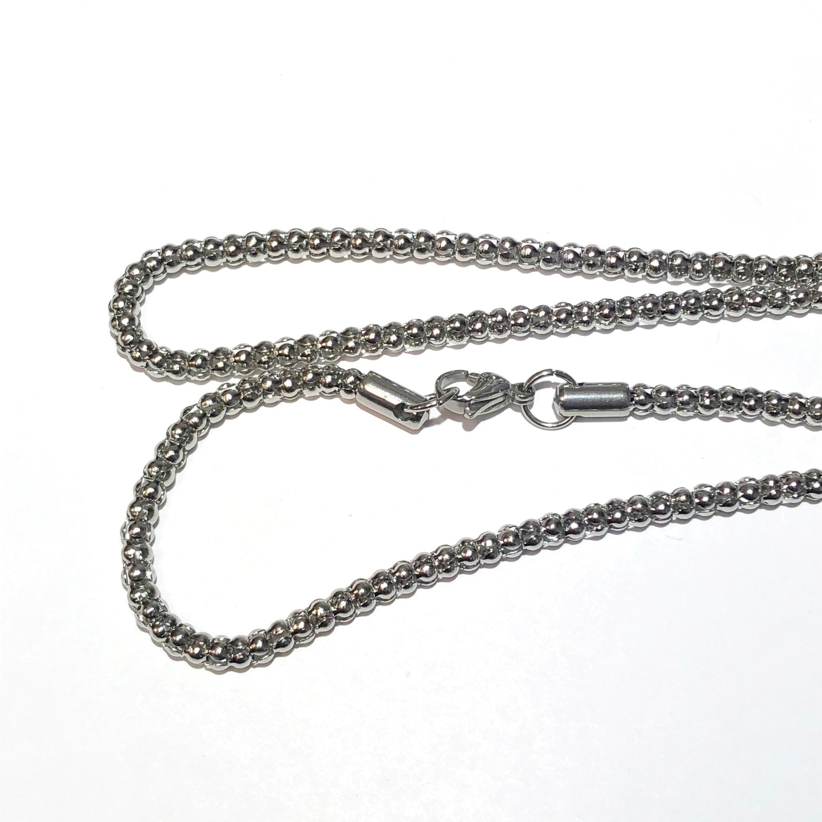 CHAIN Stainless Steel 5mm Popcorn 24"