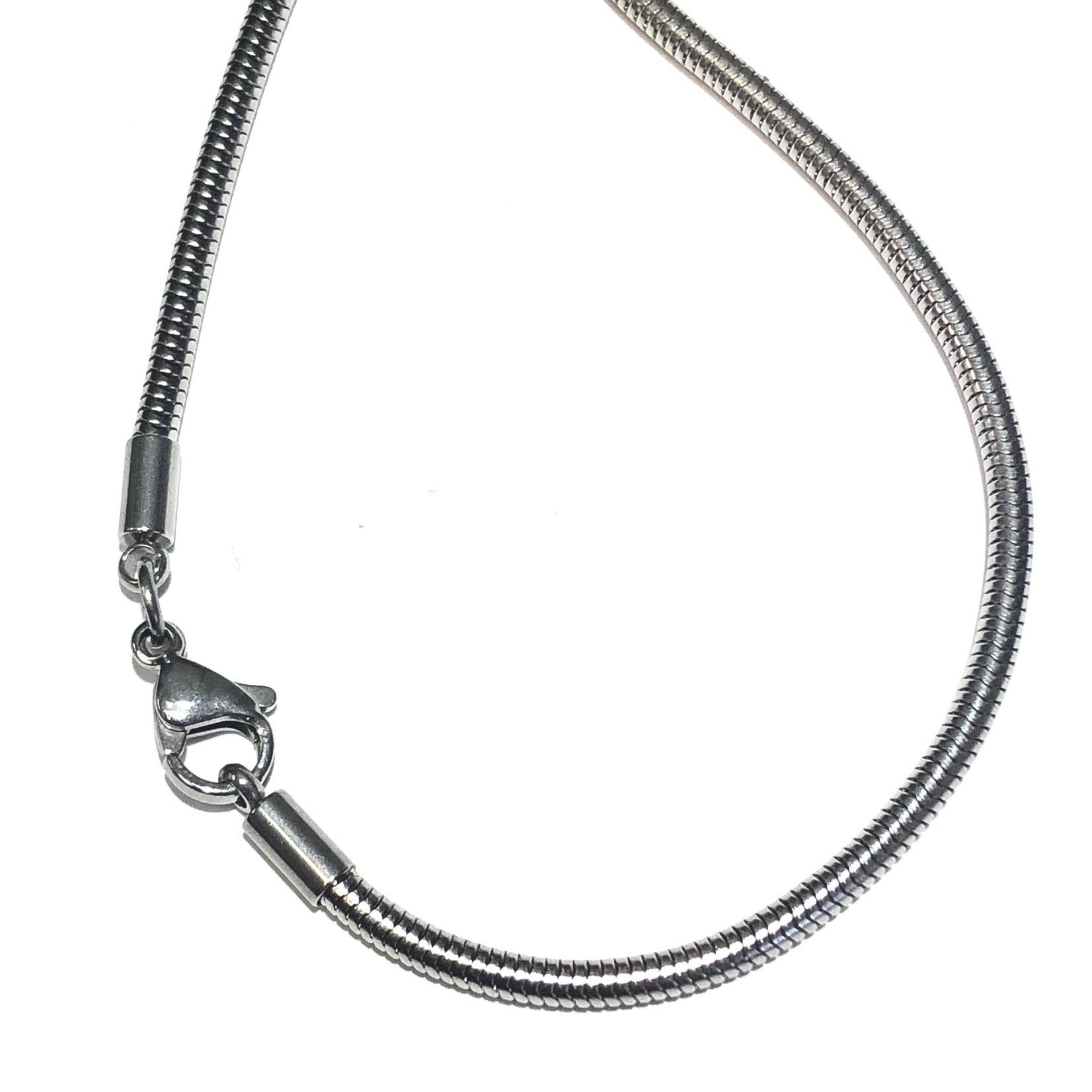 CHAIN Stainless Steel 2.4mm Snake 20"