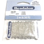 Beadalon Figaro Chain 2.2mm Silver Plated 2m