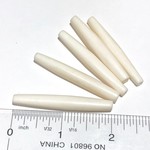 Polished Hairpipe BONE Beads 2" Oval 10pcs