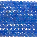 AGATE Denim Blue 6mm Faceted