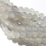 Natural AGATE White 6mm Round