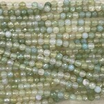 AGATE Natural Dyed Spring Green 6mm Faceted
