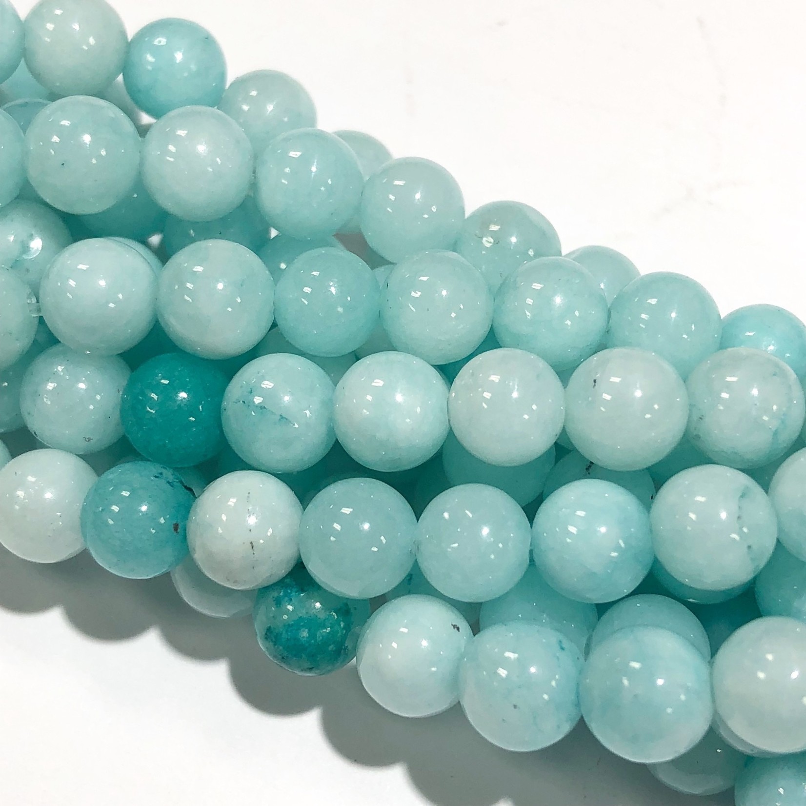 Common Jade Seafoam Blue 6mm Round