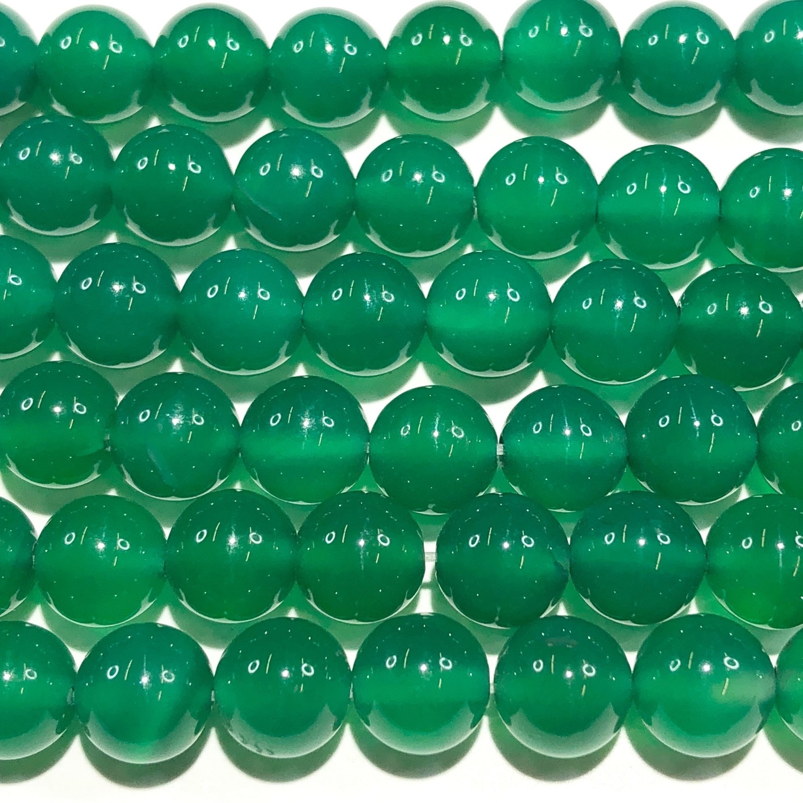 COMMON JADE Green 8mm Round