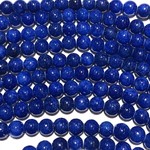 Common JADE Dyed Royal Blue 6mm Round