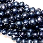 Fresh Water PEARL Navy Blue 7-8mm Potato