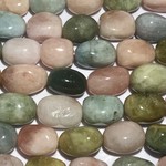 BERYL Smooth Oval Nuggets 21x16mm 1/2 Strand