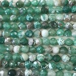AGATE Natural Dyed Green 10mm Faceted