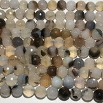 AGATE Shadow Natural 10mm Faceted