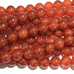 Agate Red (Carnelian) 10mm Round