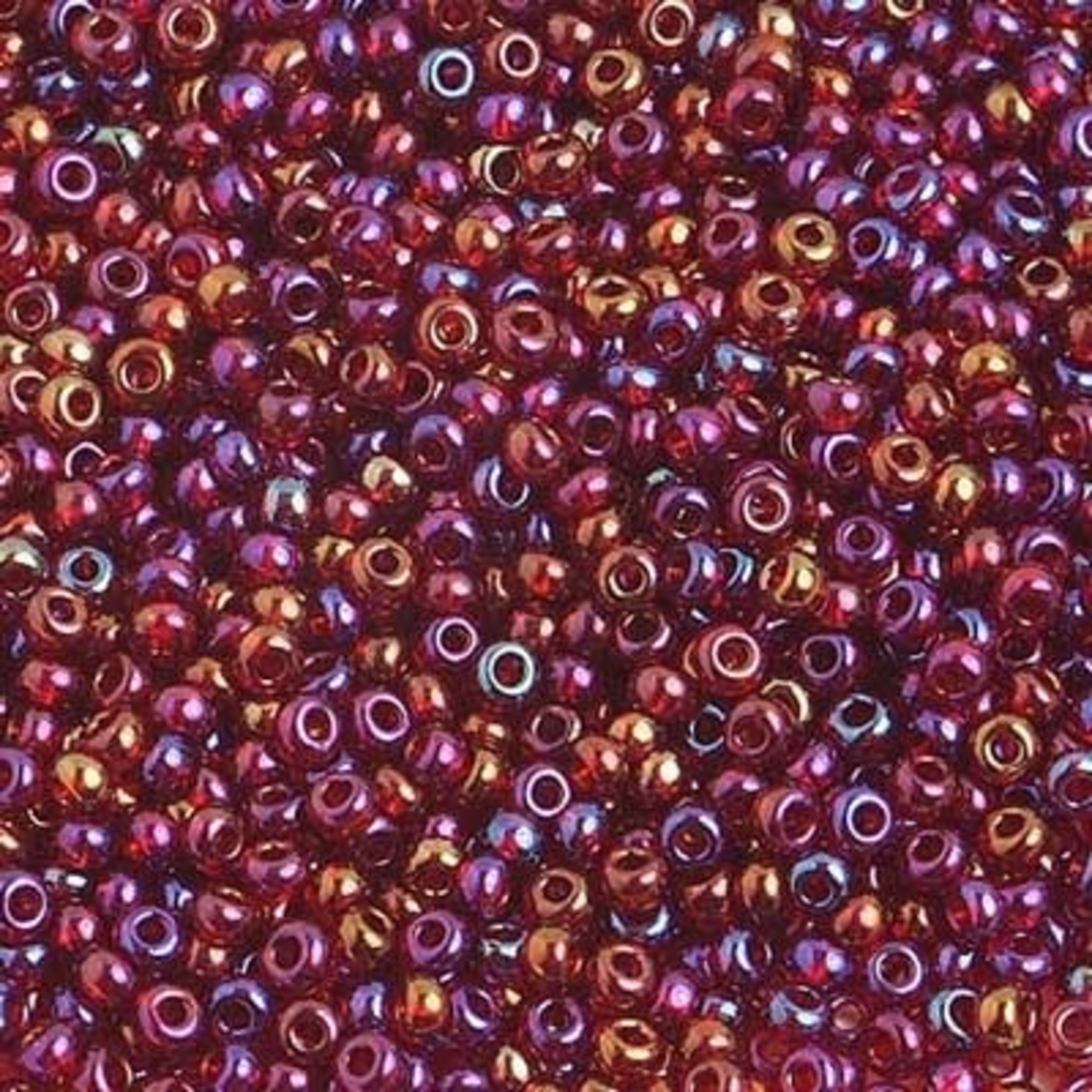 PRECIOSA 10-0 Seed Beads Trans Iris Red 22.5g