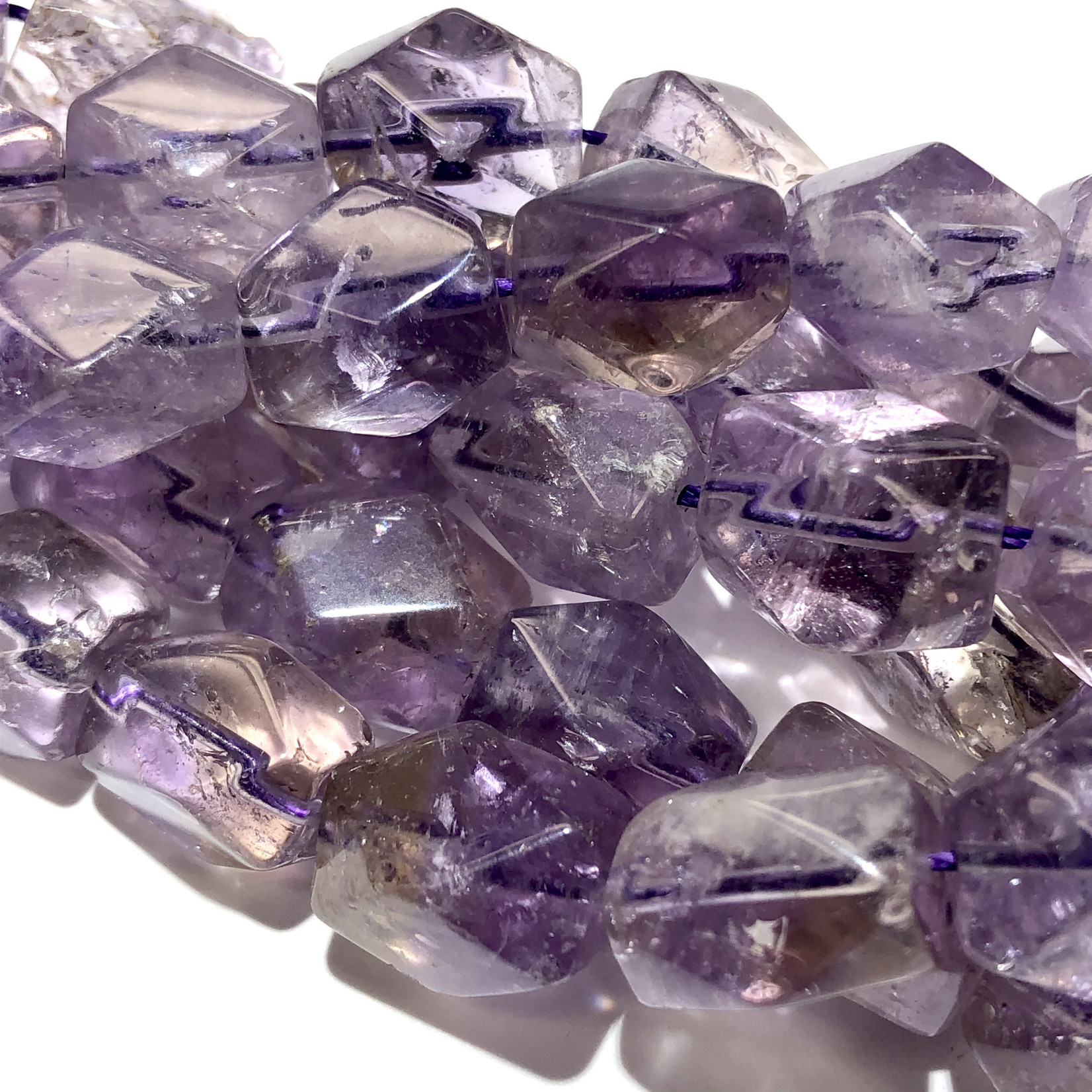 Faceted AMETRINE Natural 14-16mm Nuggets