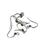 Stainless Steel 22mm Angled Fishhook Earring 18pcs