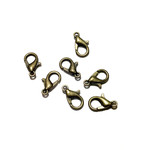 Ant Bronze Plated 12mm Lobster Clasp 15pcs