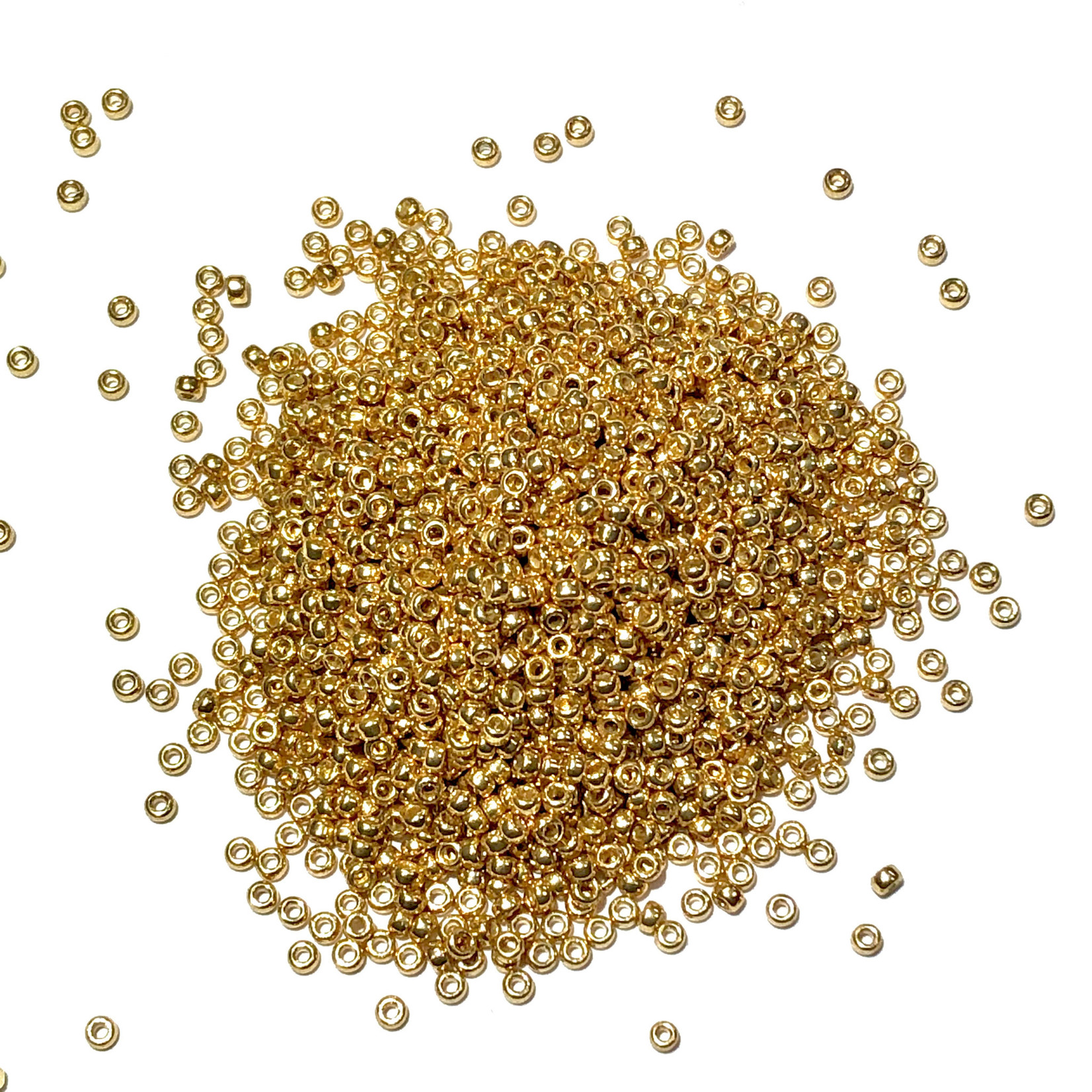 MIYUKI Rocaille 15-0 Duracoat Galvanized Gold 10g