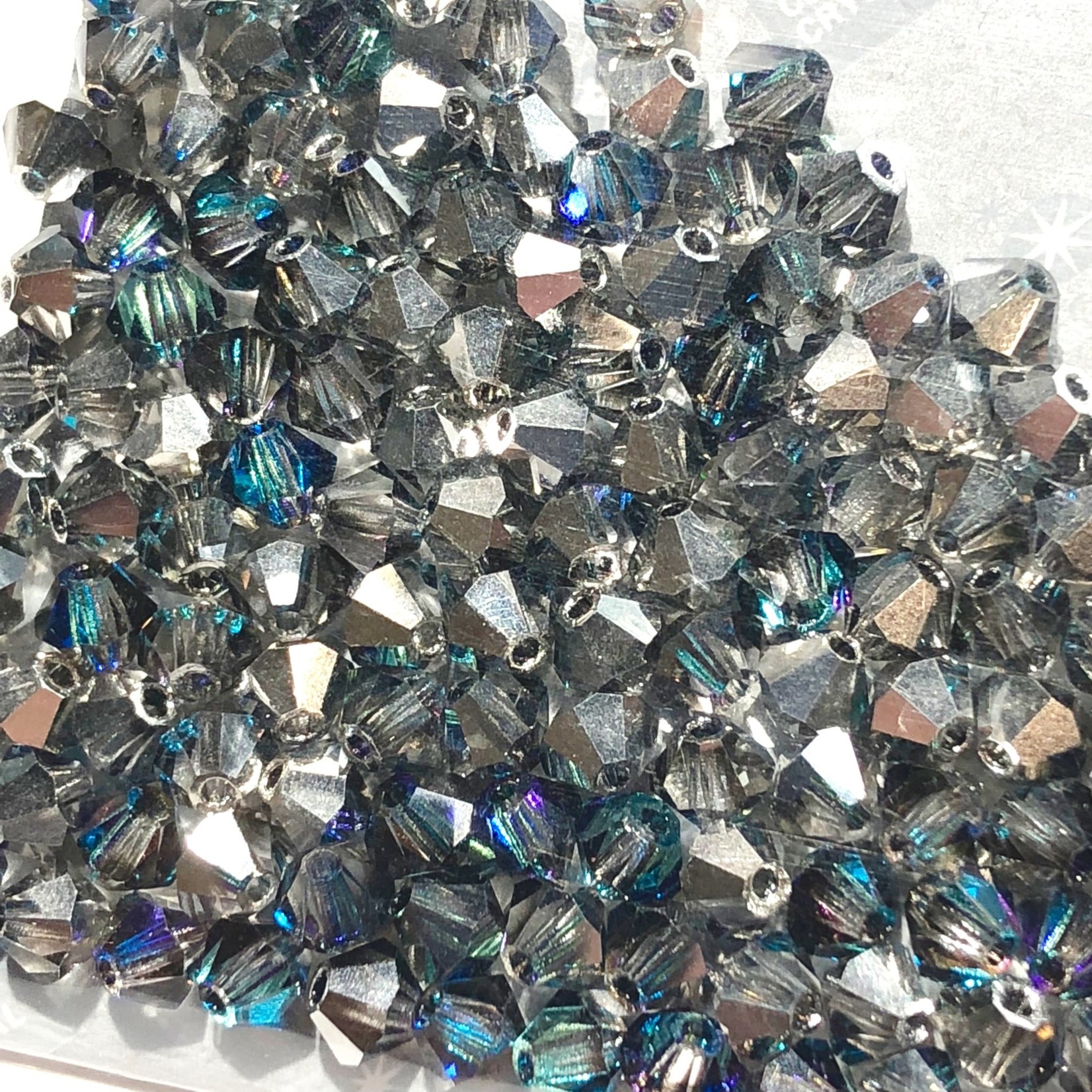 Preciosa Crystal 4mm Bicone Crystal Bermuda Blue 144pcs