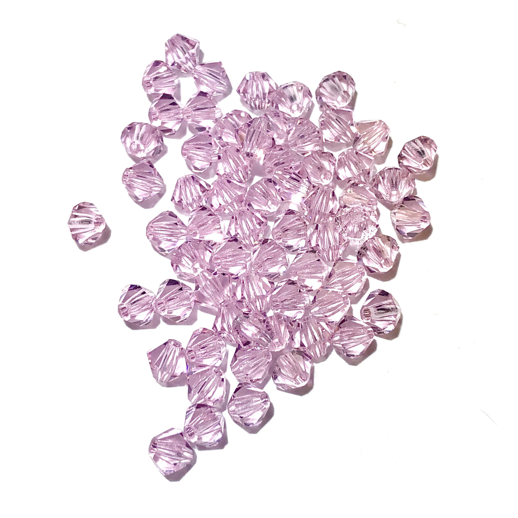 Preciosa Crystal 4mm Bicone Pink Sapphire 144pcs