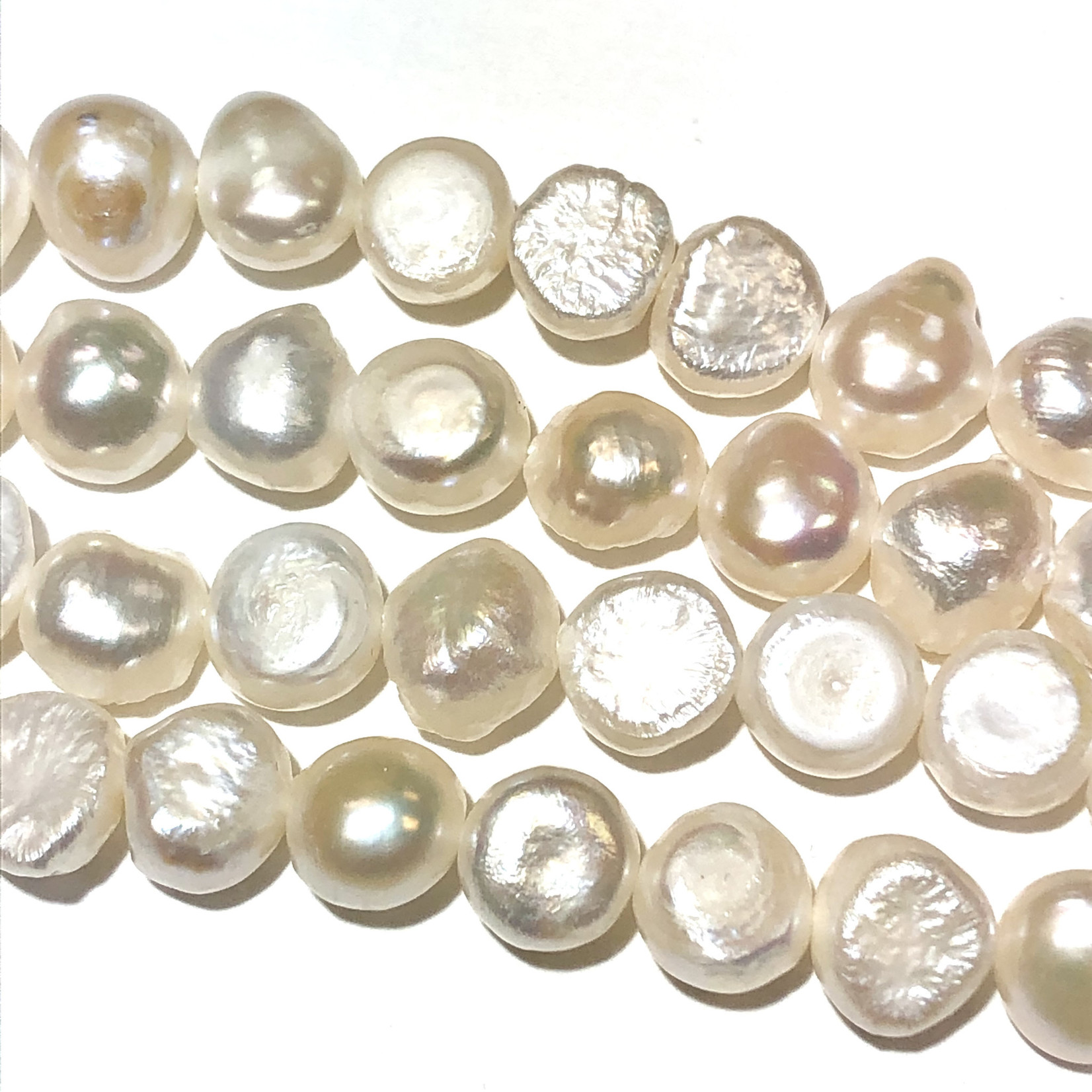 FRESH WATER PEARL 8mm Flat Sided Potato