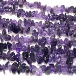 AMETHYST Natural Chip Beads 32" Strand