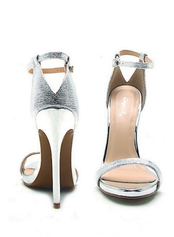 Open Toe Sandal with Back Detail