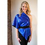 One Shoulder Sequined Poncho