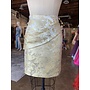 Gold Short Brocade Skirt