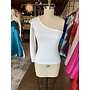 One Shoulder Long Sleeve Top