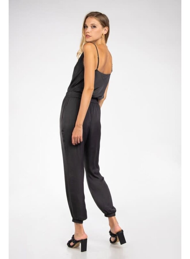 Cowl neck jumpsuit