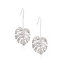 Leaf dangle earrings