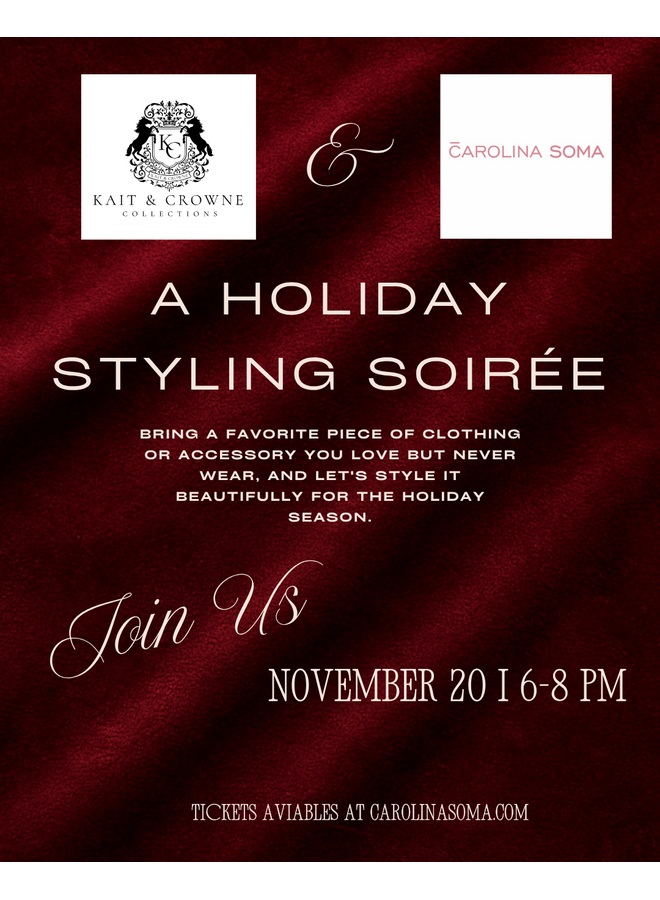 A Holiday Styling Soirée  Ticket
